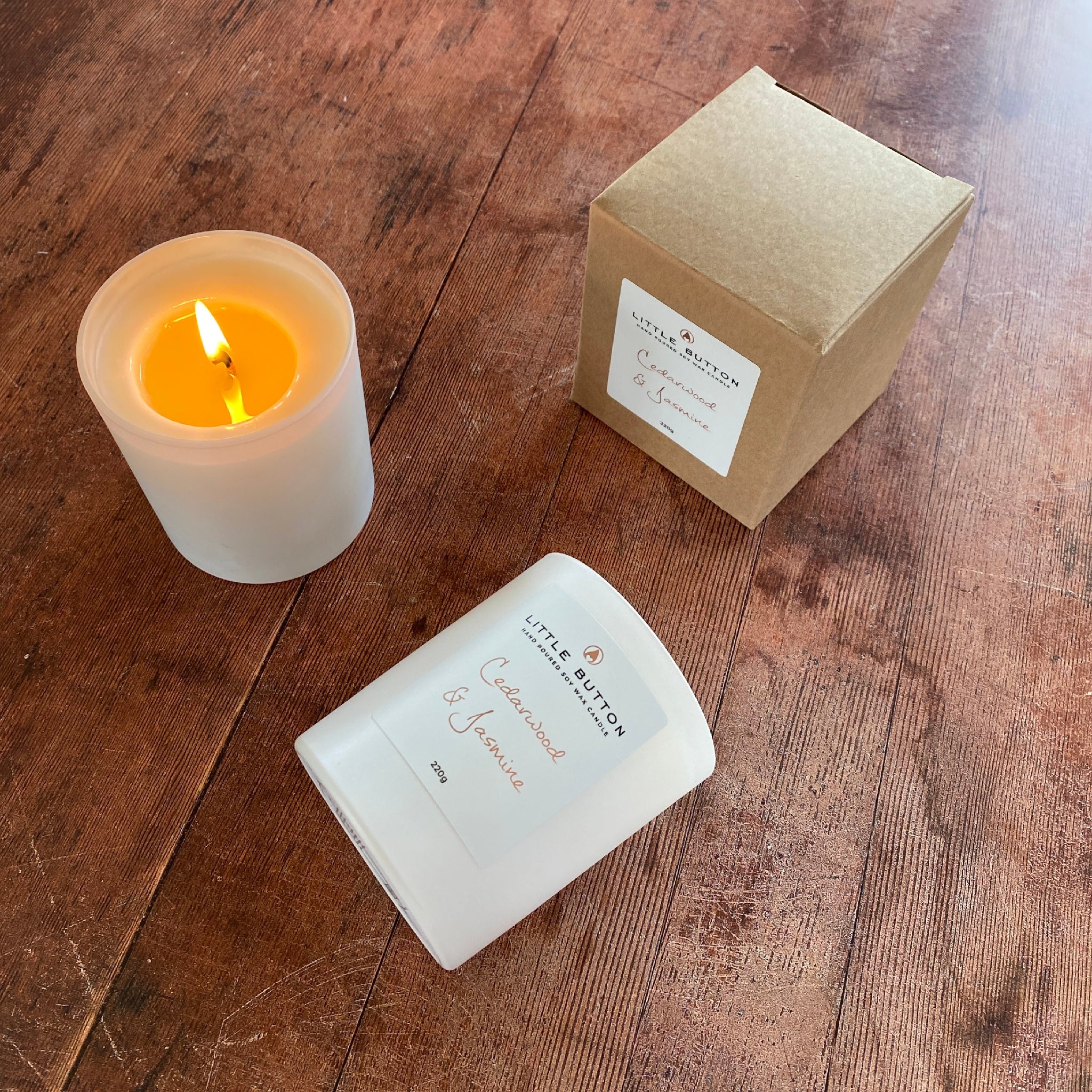 Cedarwood & Jasmine Soy Candle