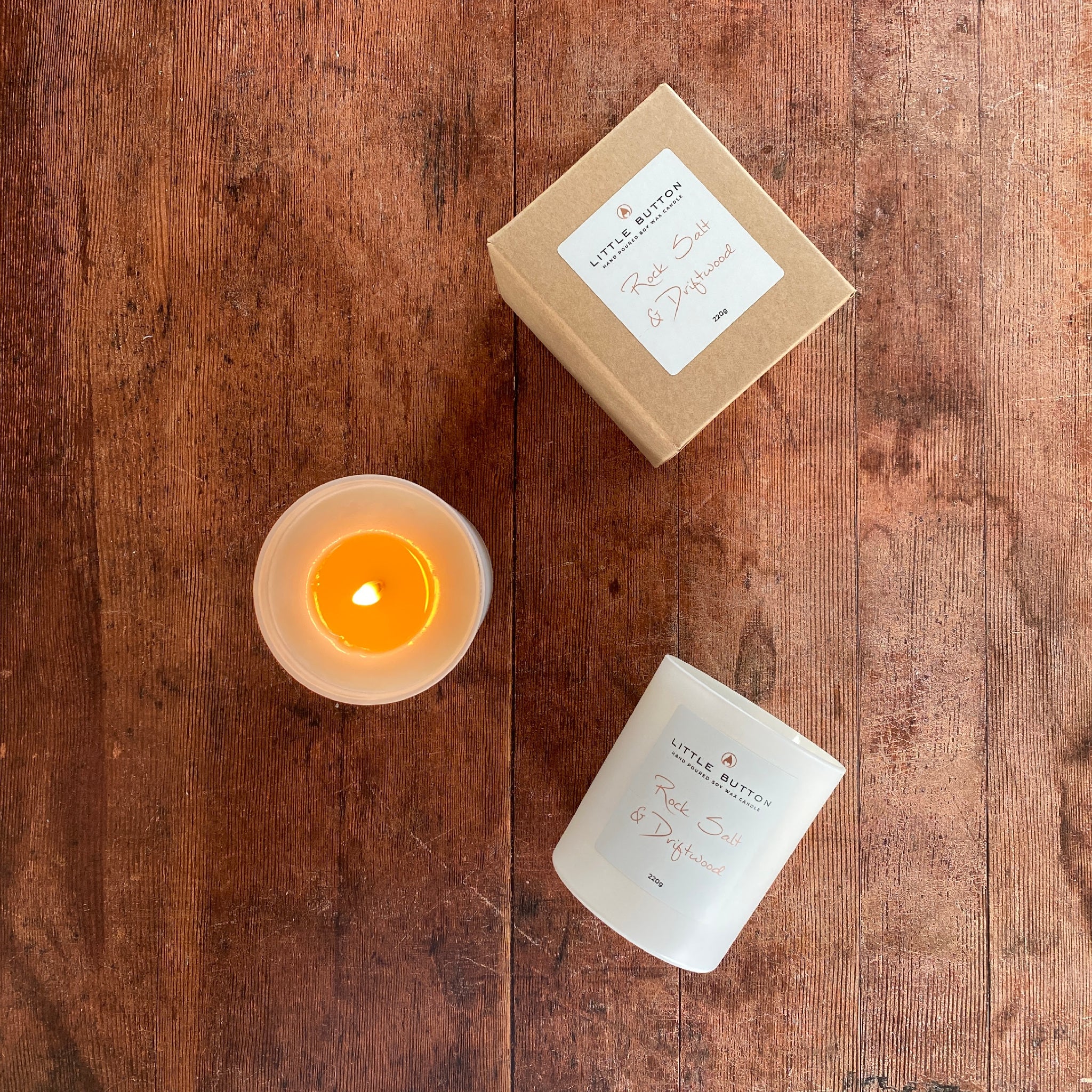 Rocksalt & Driftwood Soy Candle