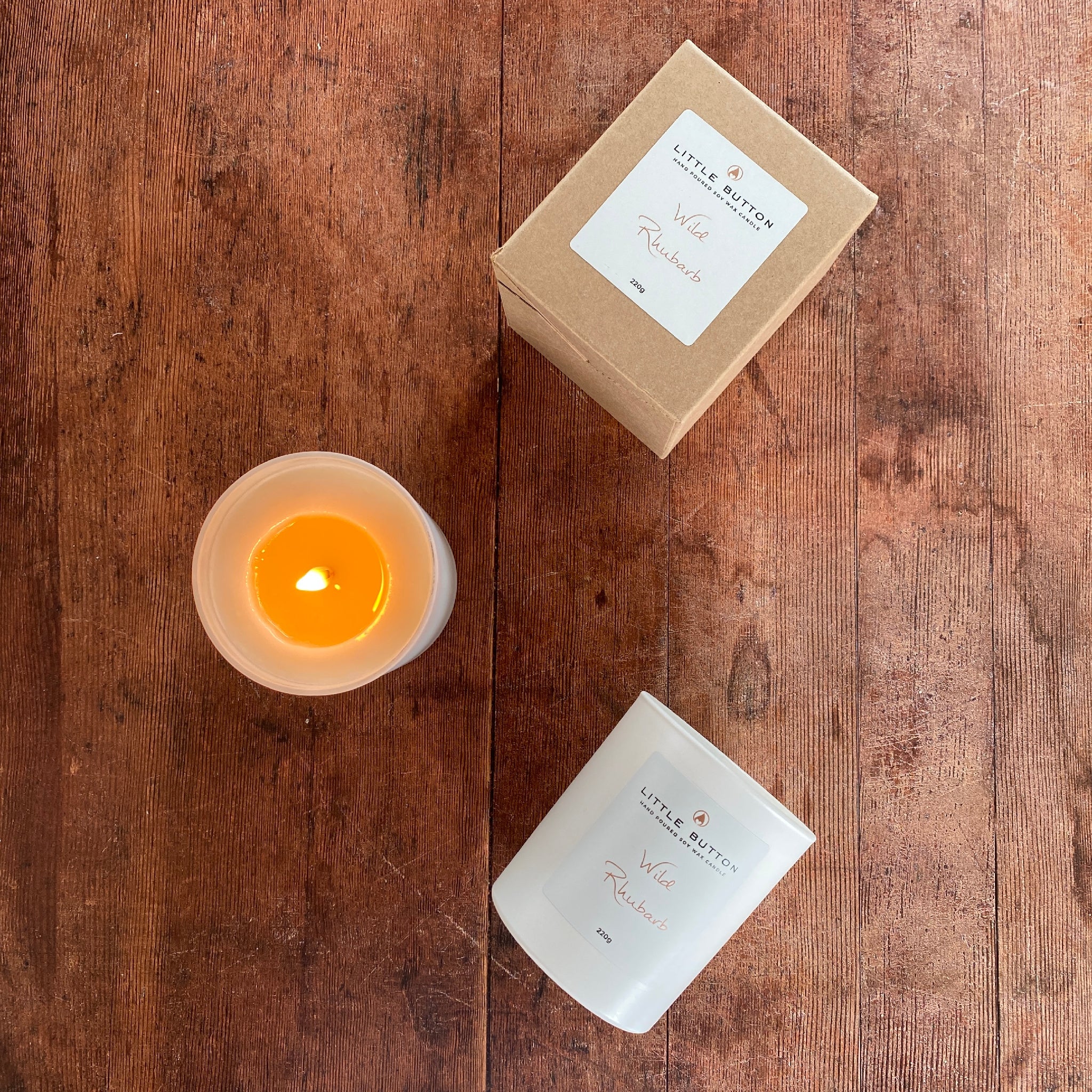 Wild Rhubarb Soy Candle
